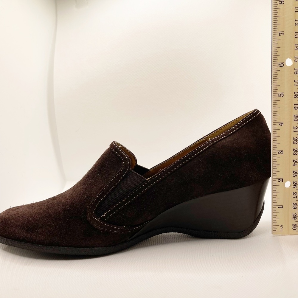 Circa Joan & David Sz 10 Brown Suede Leather Heels - Picture 8 of 8